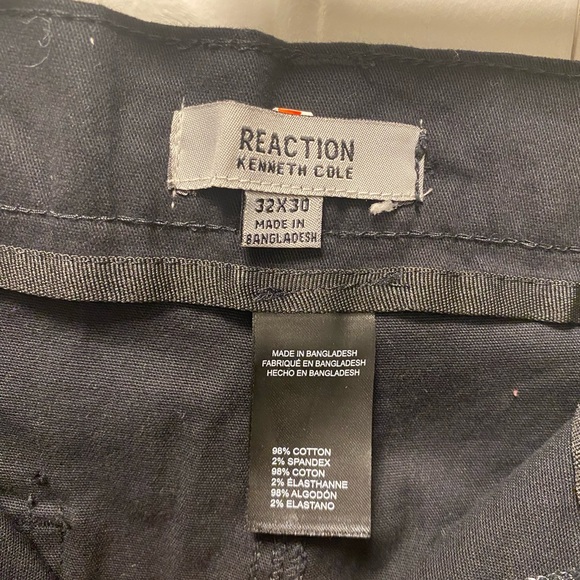 NWT Kenneth Cole Reaction Women’s Black Slim-Fit Stretch Dress Pants Size 32x30 - Picture 5 of 11